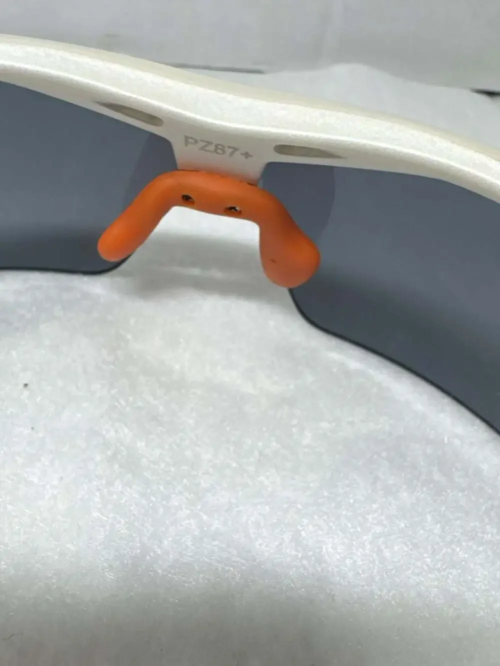 STIHL  Sport Protective Safety Glasses with White Frame and Silver Mirror Lens